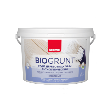 картинка Грунт антисептический BIOGRUNT NEOMID от магазина Огнекор